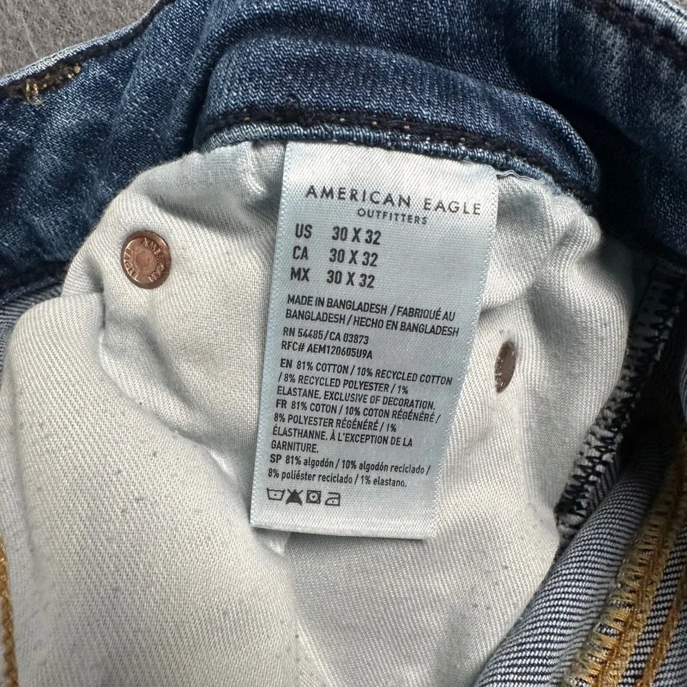 American Eagle Outfitters Original Bootcut Jeans Mens 30x32 Airflex+ Denim - Picture 8 of 16